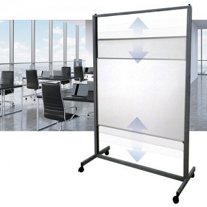 Aspire Vertical Sliding Whiteboard - Porcelain