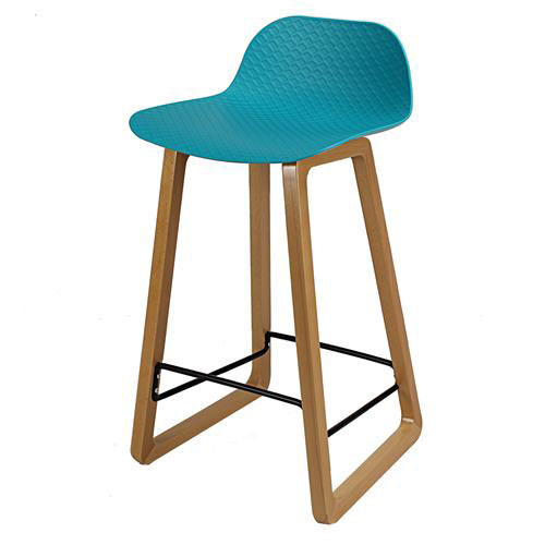 Arco timber sled base stool