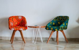 Multi Colour Chair fabric